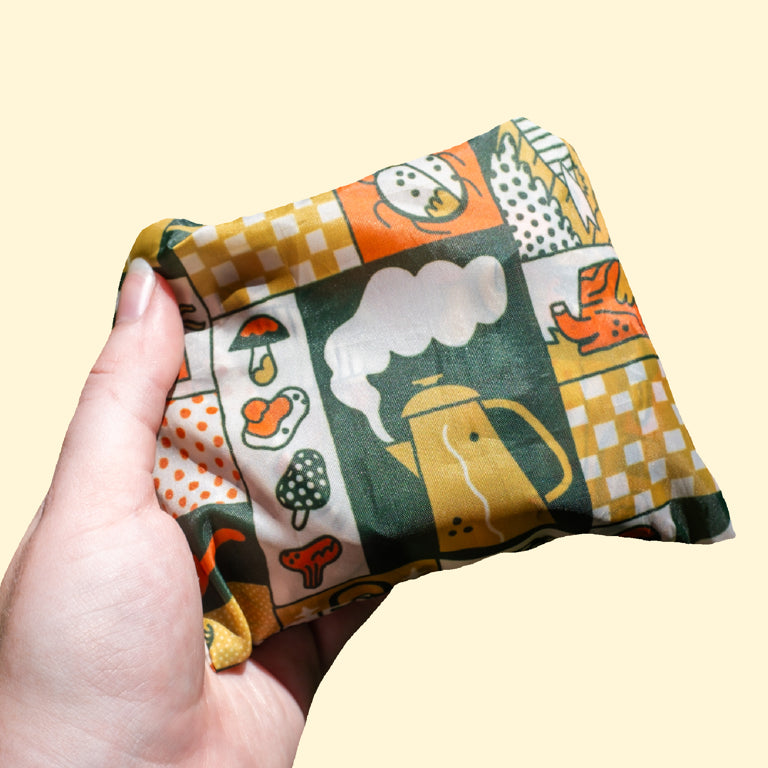 AUTUMNAL QUILT PACKABLE TOTE BAG