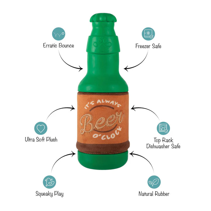 BEER O'CLOCK DOG TOY