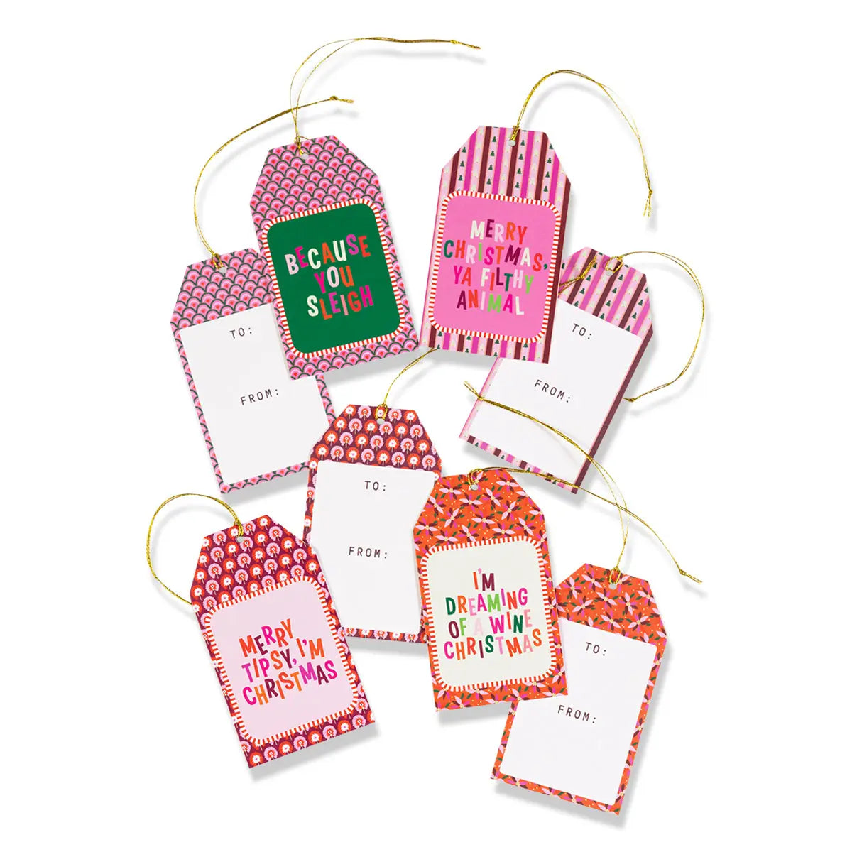 BOOZE GIFT TAG SET