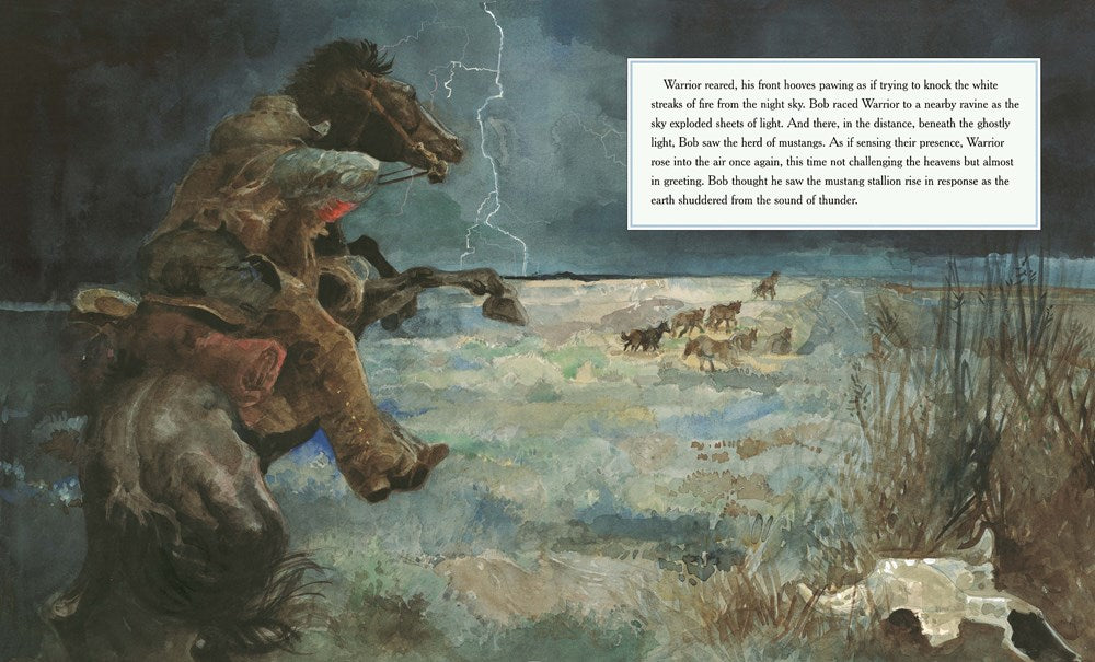 BLACK COWBOY, WILD HORSES