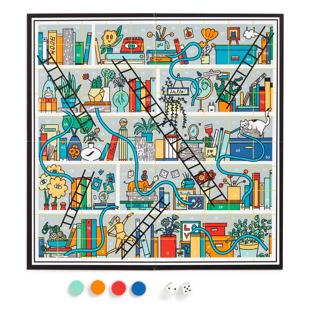BOOKS AND LADDERS, CLASSIC BOARD GAME