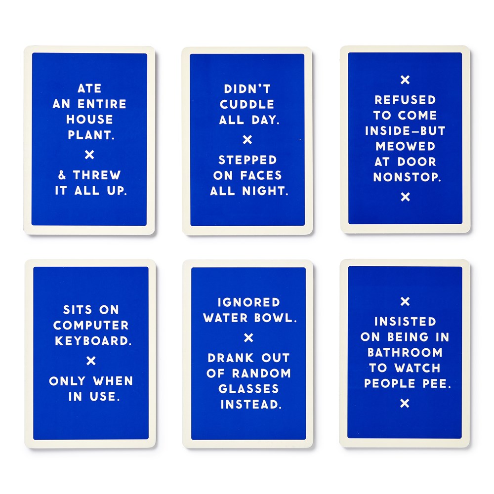 BECAUSE THIS CAT IS EMBARRASSING DECK