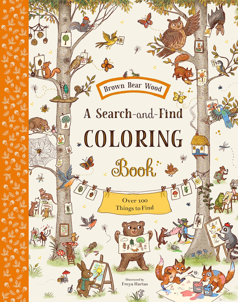 BROWN BEAR WOOD: A SEARCH-AND-FIND COLORING BOOK