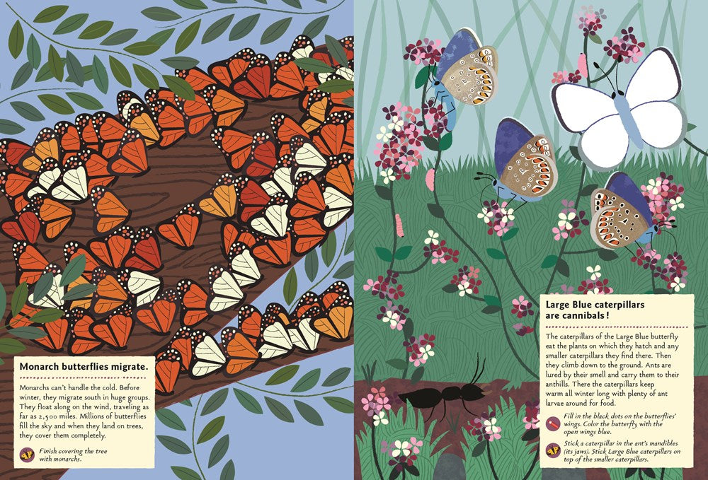 BUTTERFLIES OF THE WORLD: MY NATURE STICKER ACTIVITY BOOK