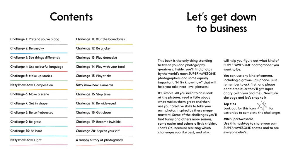 BE A SUPER AWESOME PHOTOGRAPHER: 20 PHOTO CHALLENGES