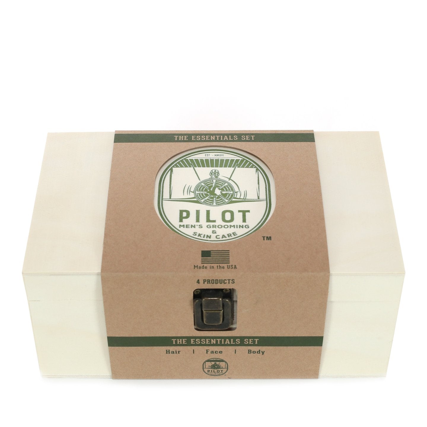 PILOT MEN'S GROOMING AND SKIN CARE ESSENTIAL SET