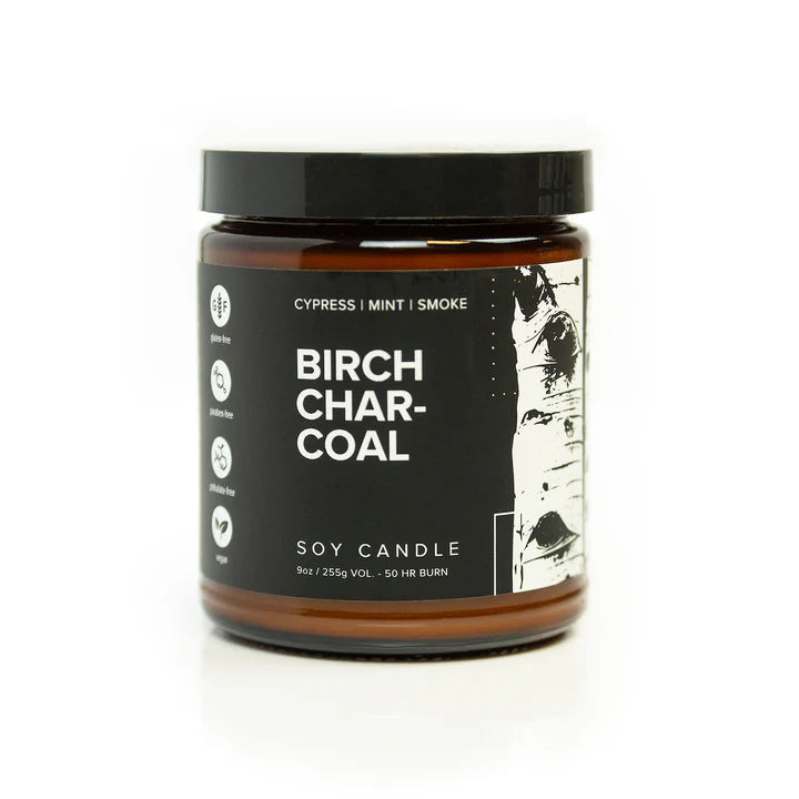 BIRCH CHARCOAL CANDLE