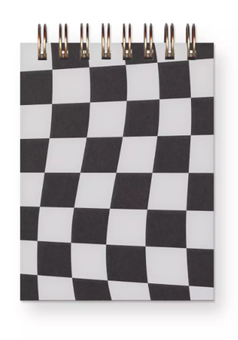 CHECKERBOARD MINI JOTTER NOTEBOOK