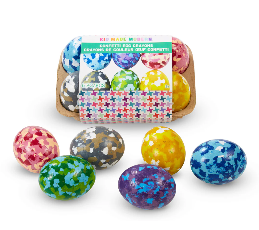CONFETTI EGG CRAYONS