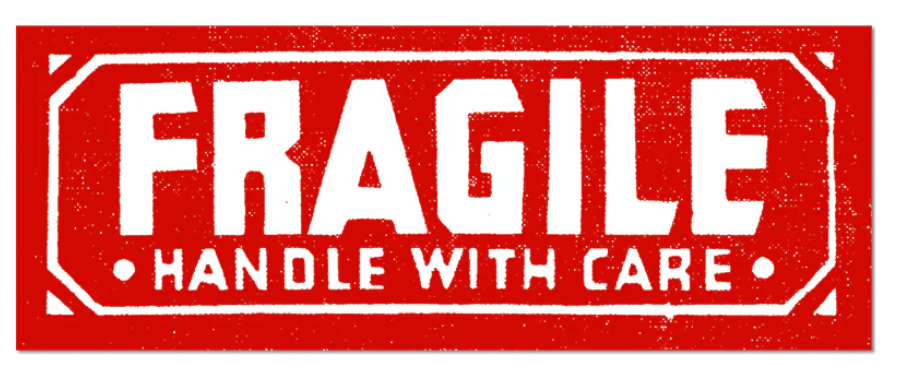 FRAGILE STICKER
