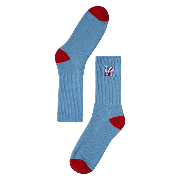ROBERT INDIANA LOVE SOCKS