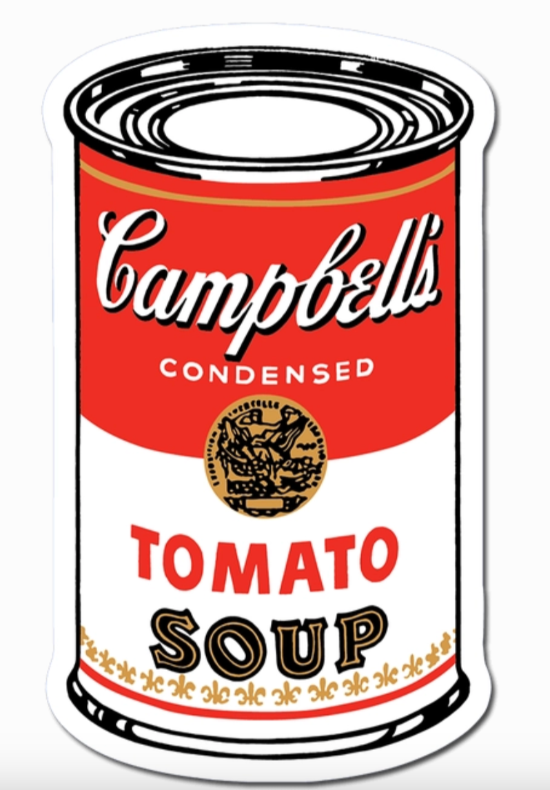 LARGE CAMPBELL'S SOUP CAN BY ANDY WARHOL