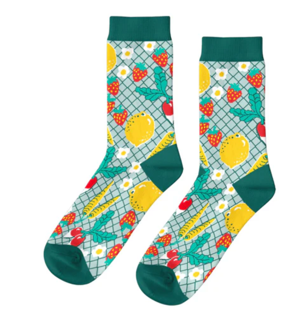 FARMERS MARKET WOMEN'S CREW SOCKS