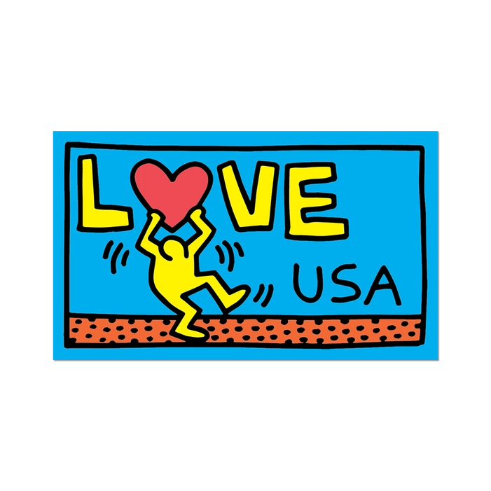 LOVE USA BY KEITH HARING