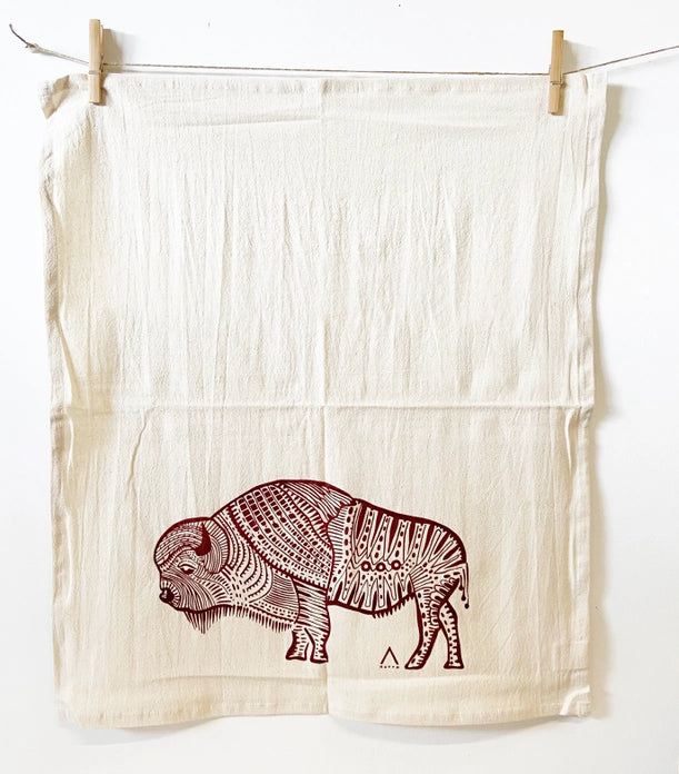 BISON ORGANIC TEA TOWEL