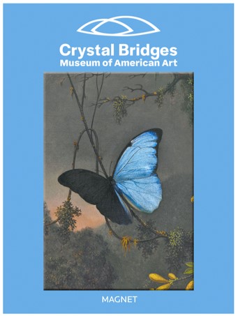 BLUE MORPHO BUTTERFLY MAGNET