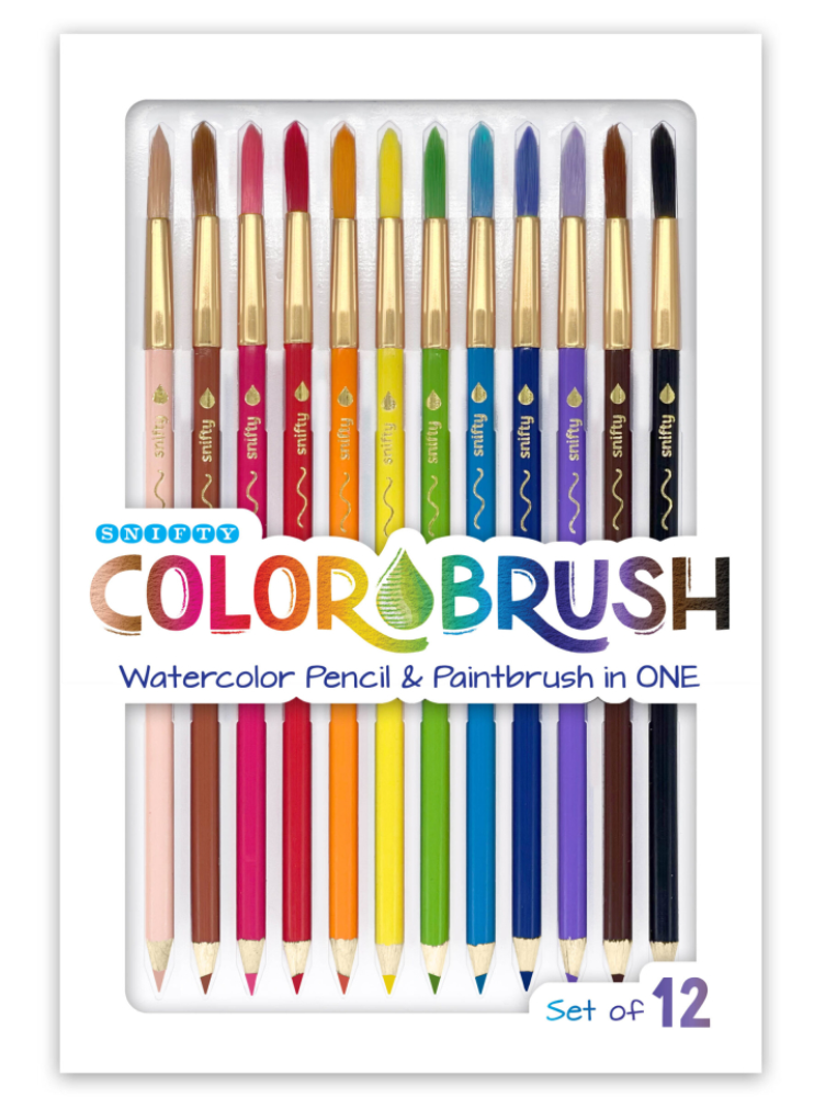COLORBRUSH PASTEL WATERCOLOR PENCIL & PAINTBRUSH SET