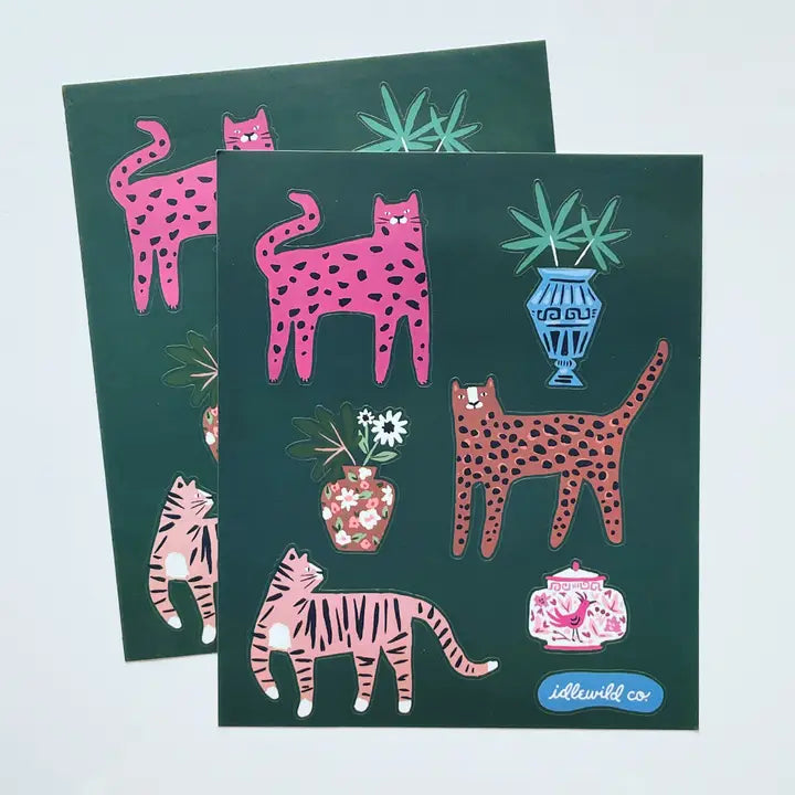 LEOPARDS STICKER SHEETS