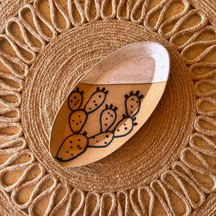 CACTI OVAL TRINKET DISH