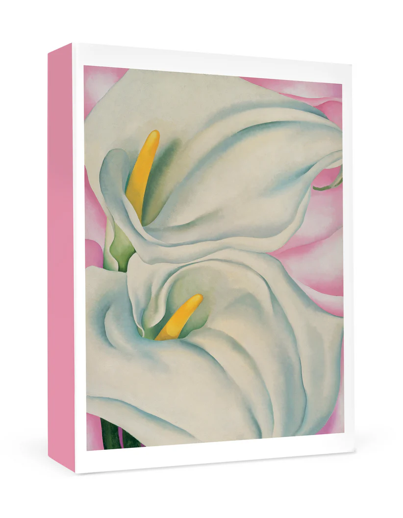 GEORGIA O'KEEFFE: TWO CALLA LILLIES NOTECARD SET