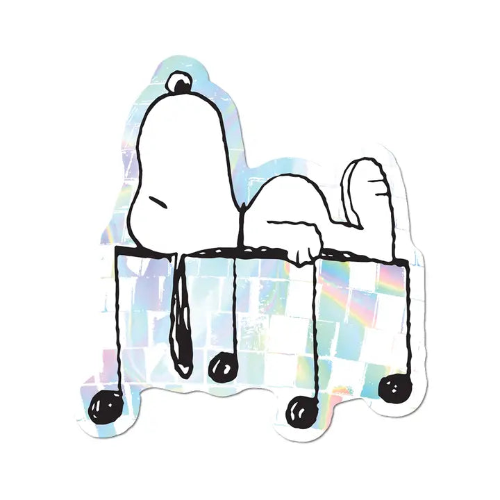 DISCO SNOOPY STICKER