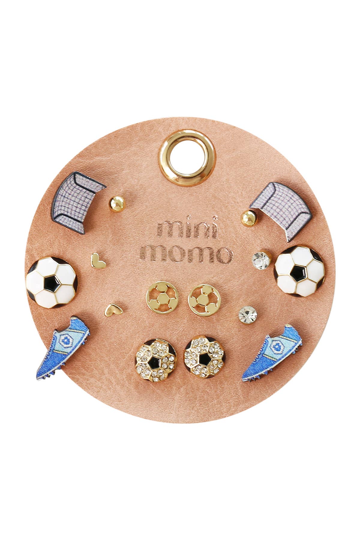 SOCCER STUD EARRINGS SET