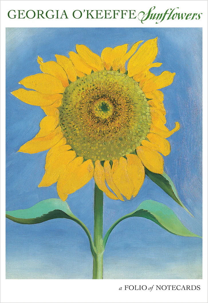 GEORGIA O'KEEFFE: SUNFLOWERS NOTECARD FOLIO