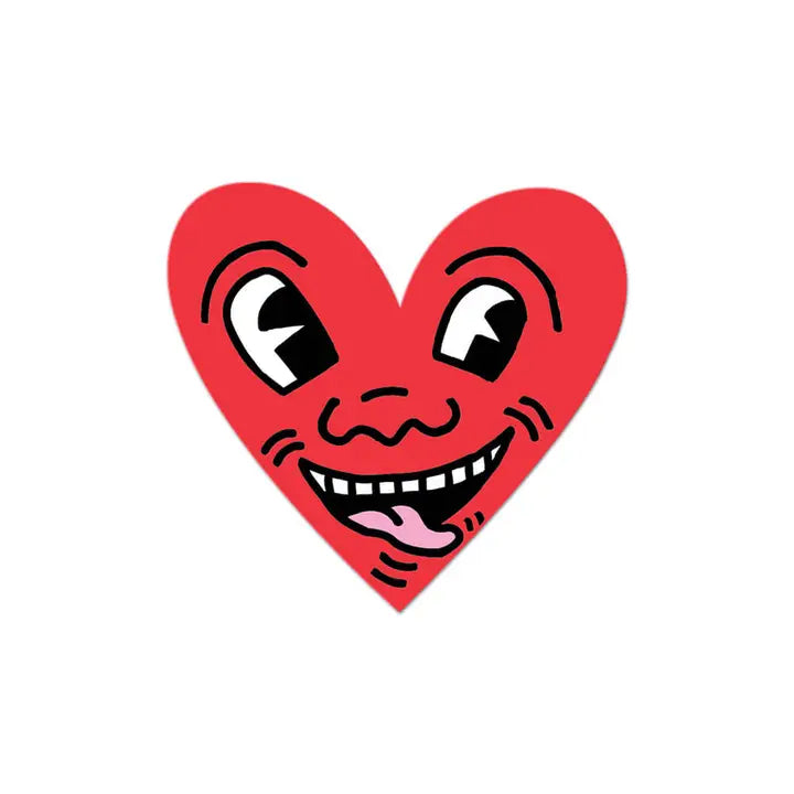 HEART BY KEITH HARING STICKER