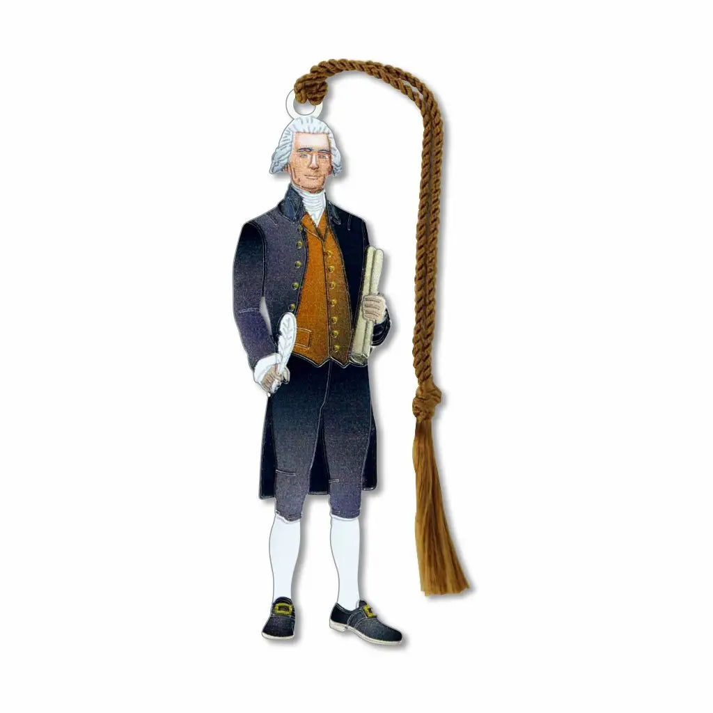 THOMAS JEFFERSON METAL BOOKMARK