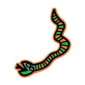 BIG POP SHOP SNAKE BY KEITH HARING STICKER