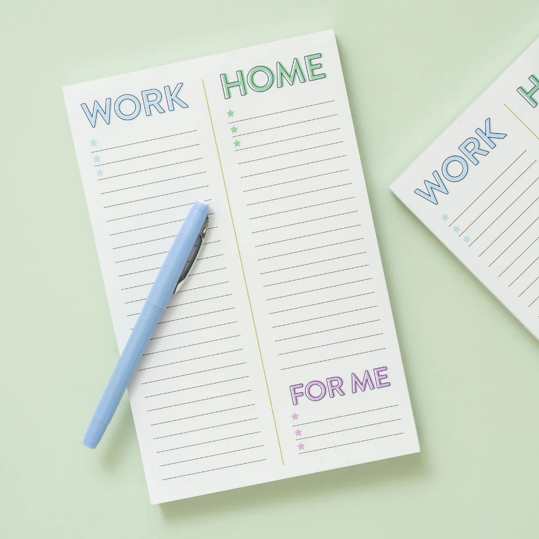 WORK/HOME NOTEPAD