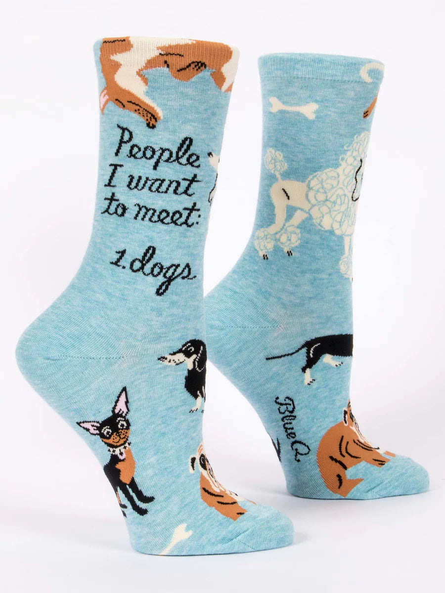 PEOPLE TO MEET: DOGS CREW SOCKS