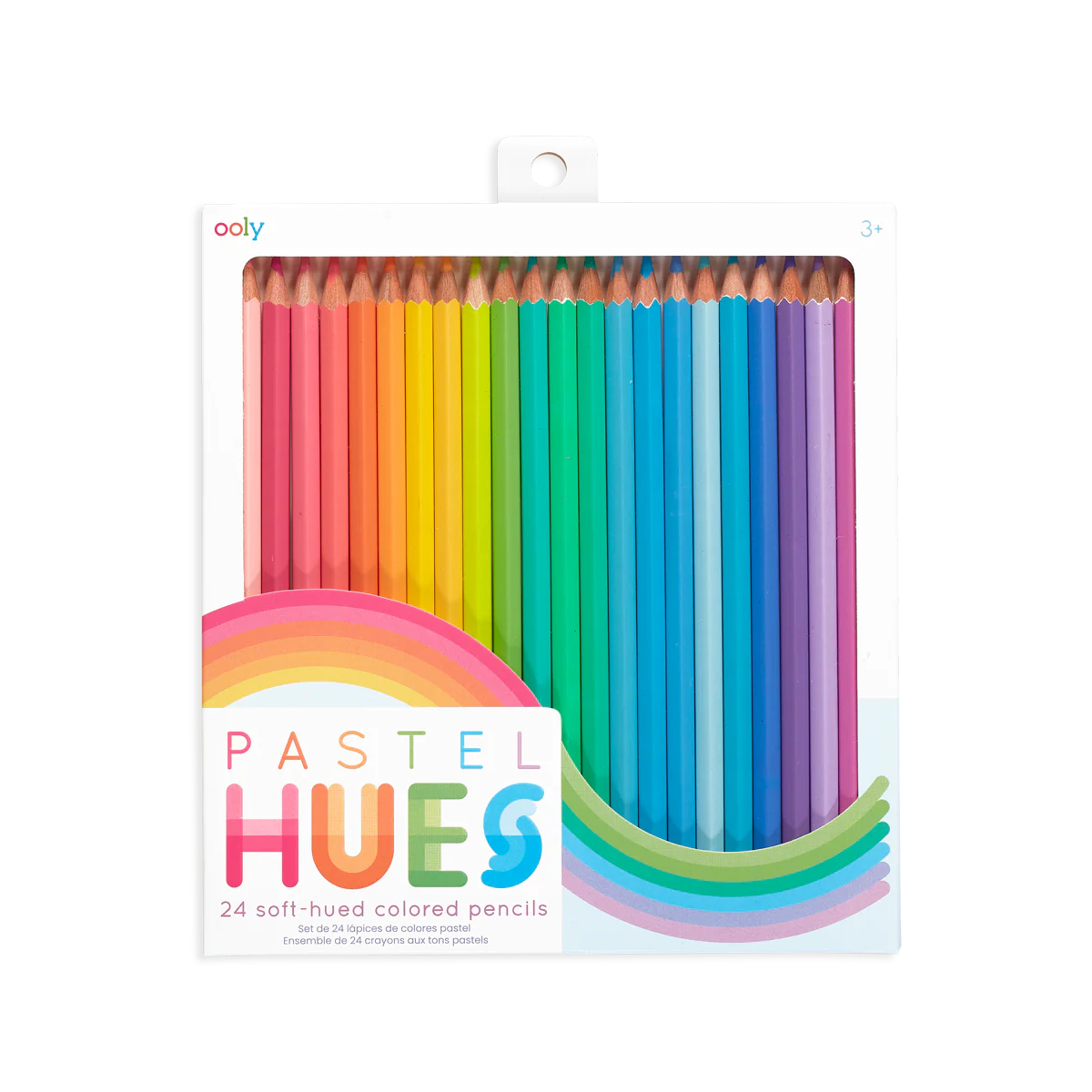 PASTEL HUES COLORED PENCILS - SET OF 24
