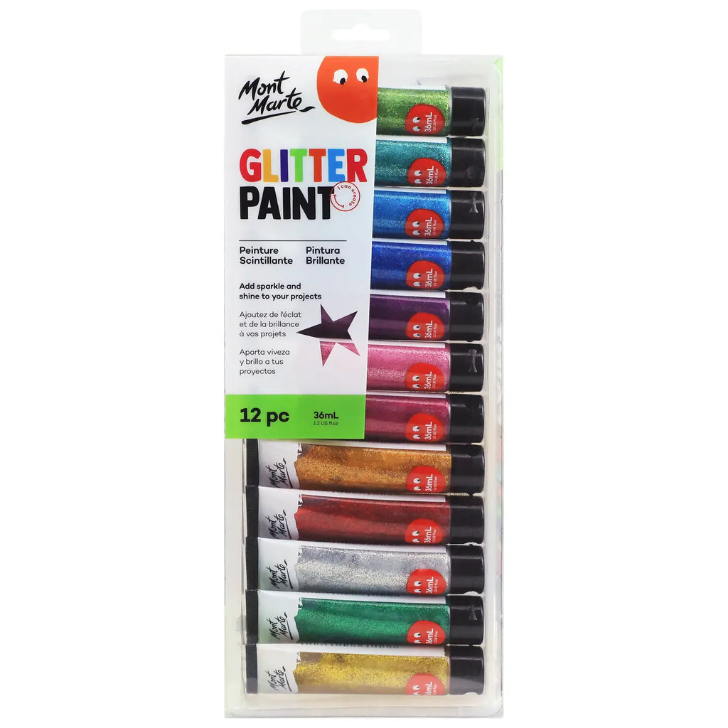 GLITTER PAINT (12 PIECE SET)