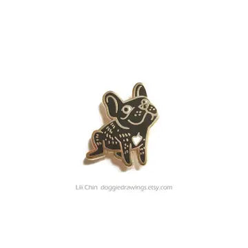 DOG ENAMEL PIN