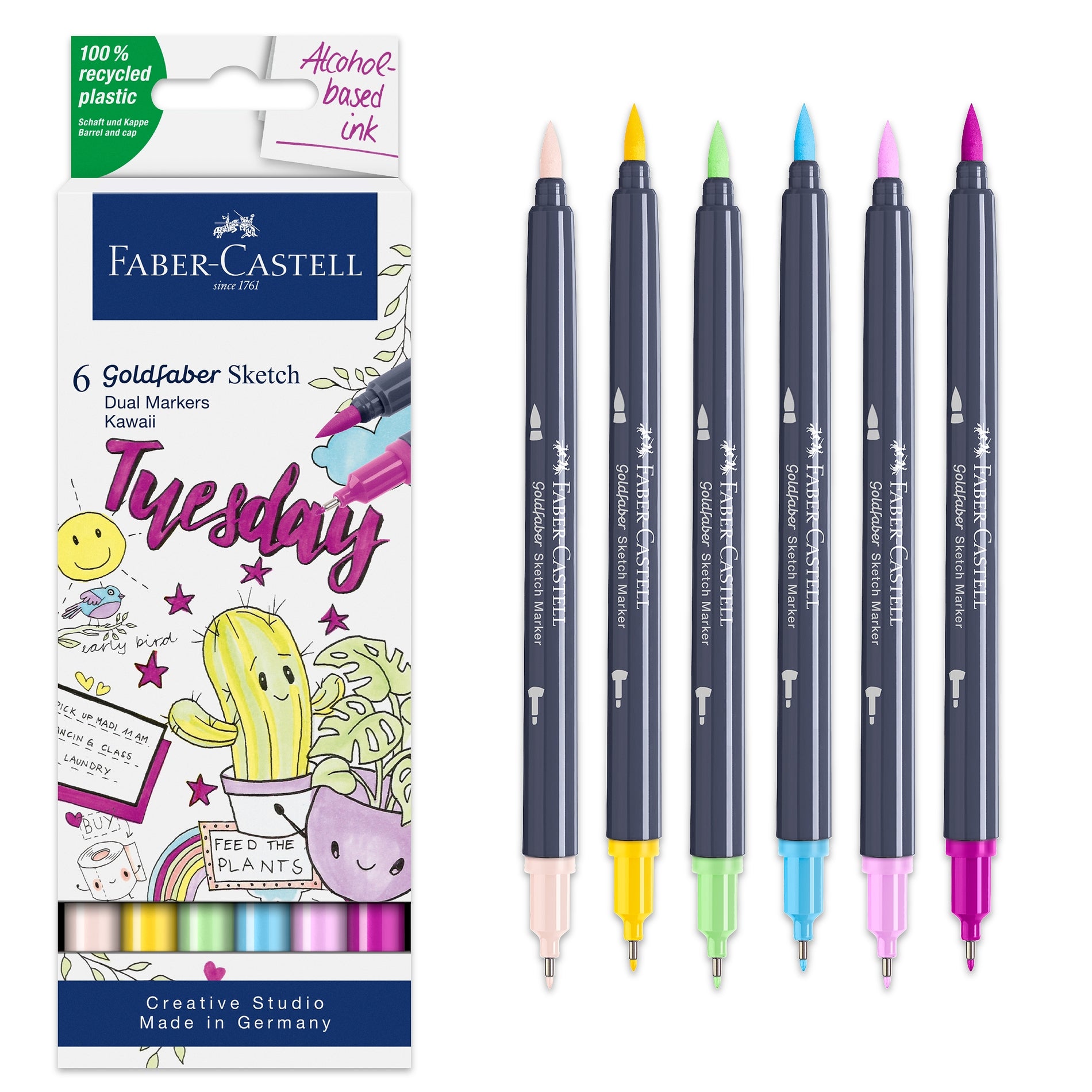 KAWAII GOLDFABER SKETCH MARKERS