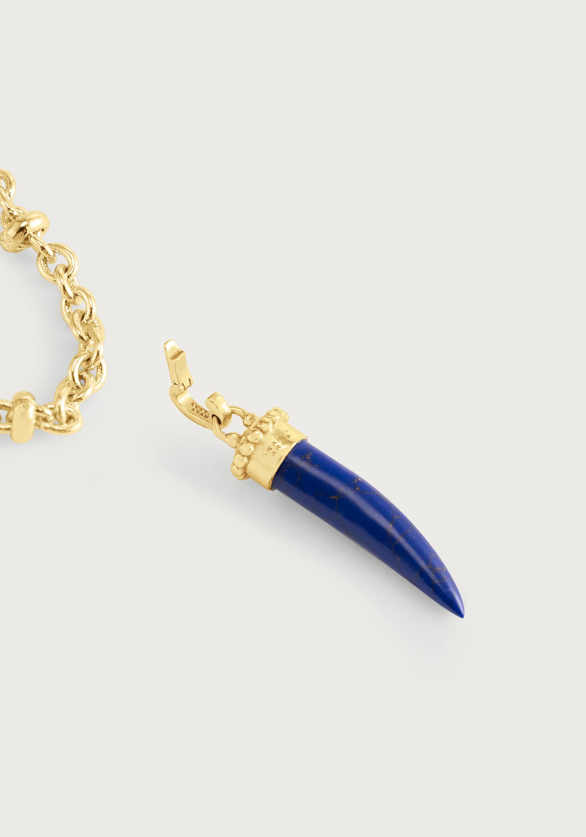 AA LAPIS FORZA STONE HORN CHARM