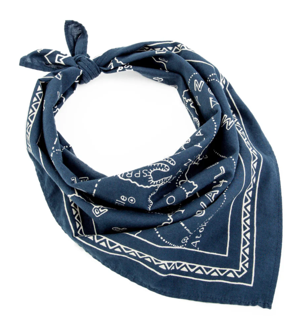 1900'S OZARK MAP BANDANA