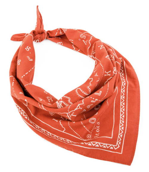 1900'S OZARK MAP BANDANA