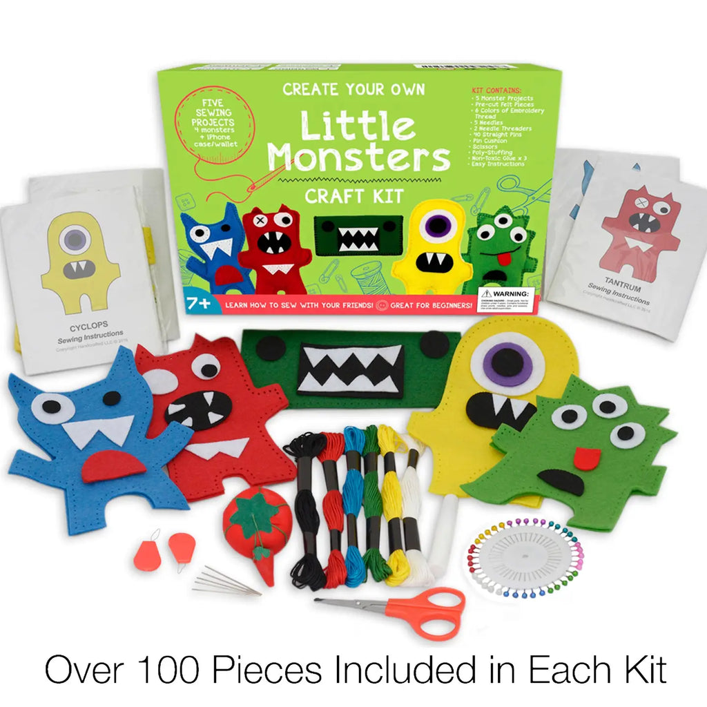 LITTLE MONSTERS SEWING KIT
