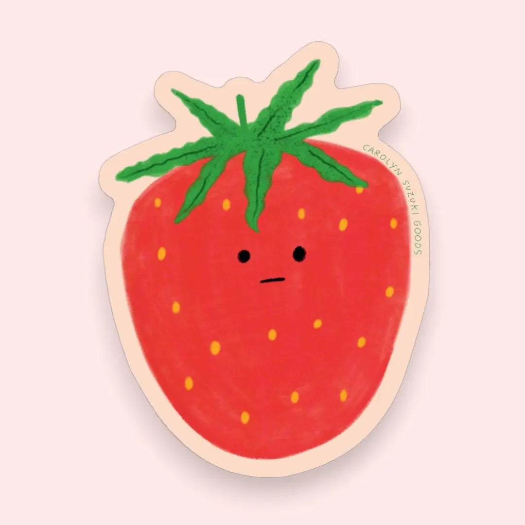 GIANT ICHIGO STRAWBERRY STICKER