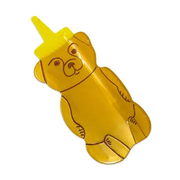 LARGE HONEY BEAR HAIR CLAW CLIP
