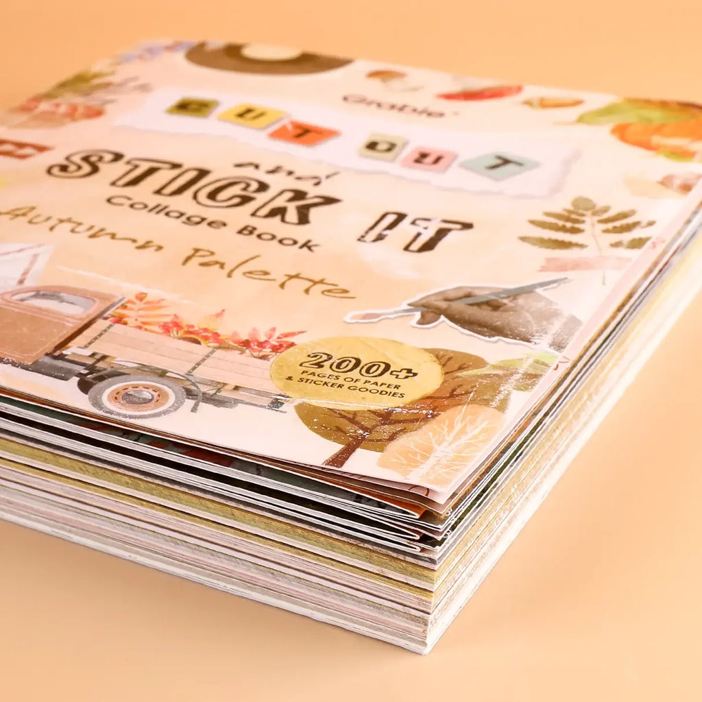 AUTUMN PALETTE COLLAGE ACTIVITY BOOK