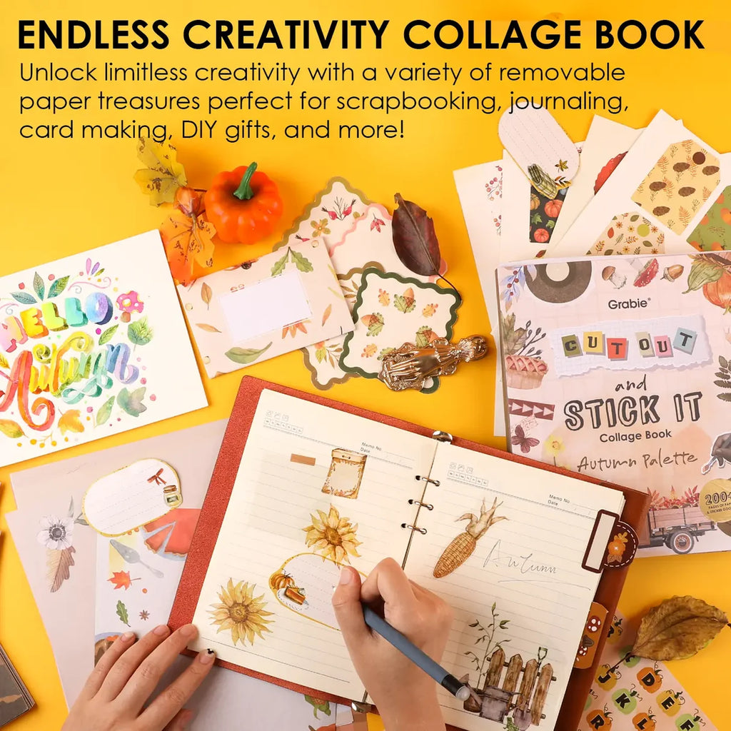 AUTUMN PALETTE COLLAGE ACTIVITY BOOK