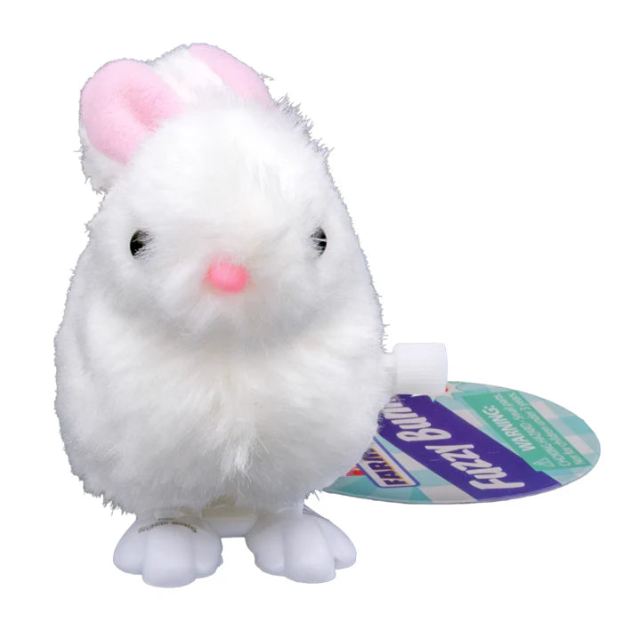 FUZZY BUNNY WIND-UP TOY