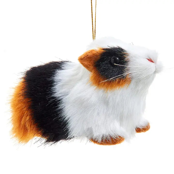 FURRY GUINEA PIG ORNAMENT