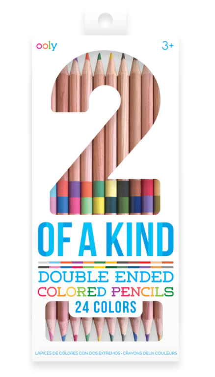 2 OF A KIND DOUBLE ENDED COLORED PENCILS