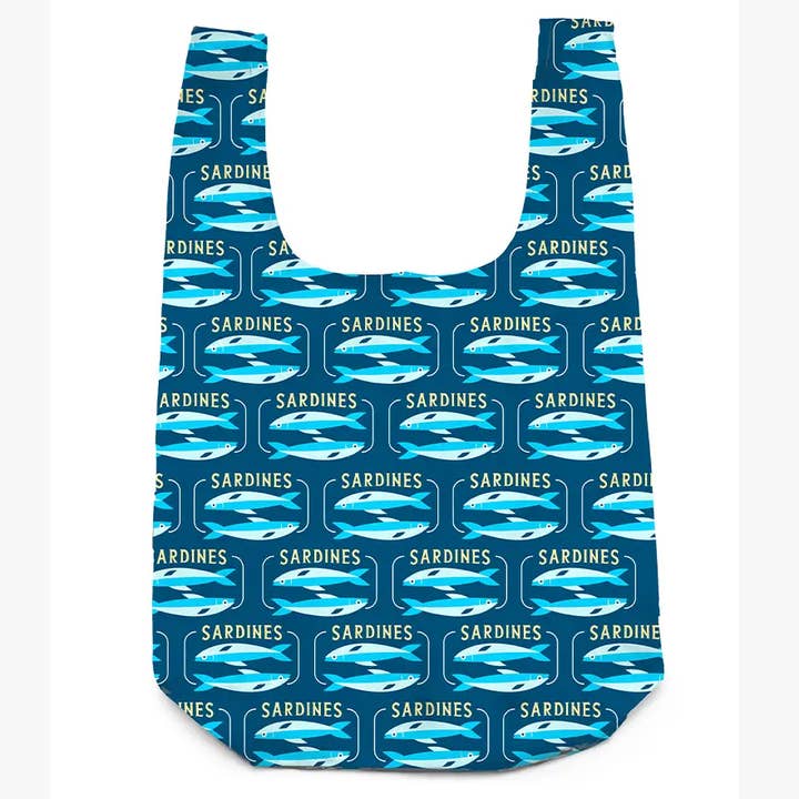 CANNED SARDINES BAG CHARM & REUSABLE BAG