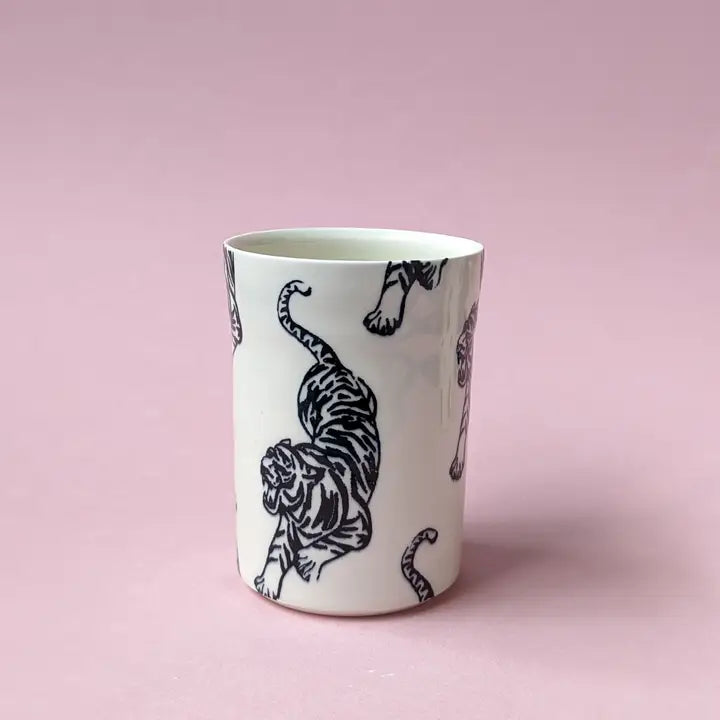 TIGER PATTERNED COCKTAIL CUP