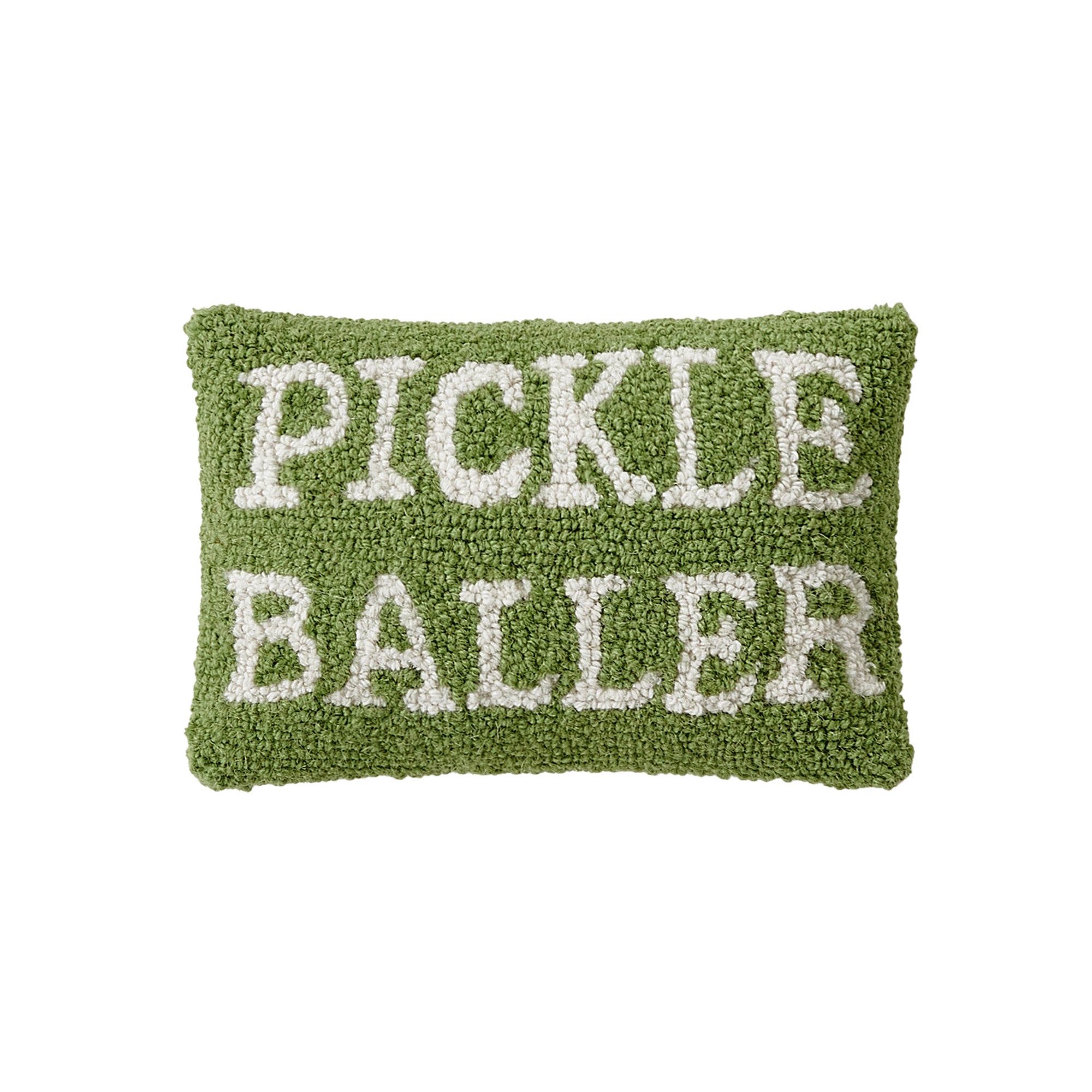 PICKLE BALLER HOOK PILLOW